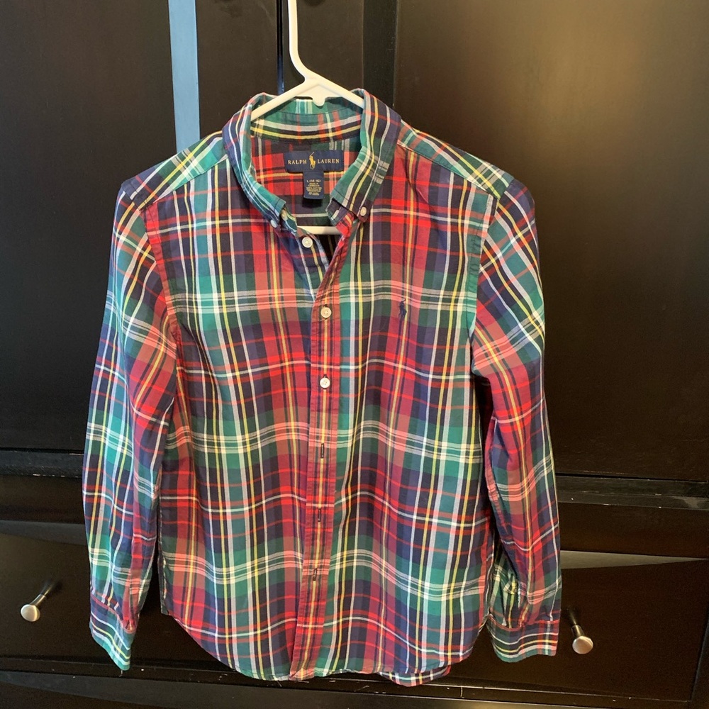 Plaid Ralph Lauren Boys Button Down